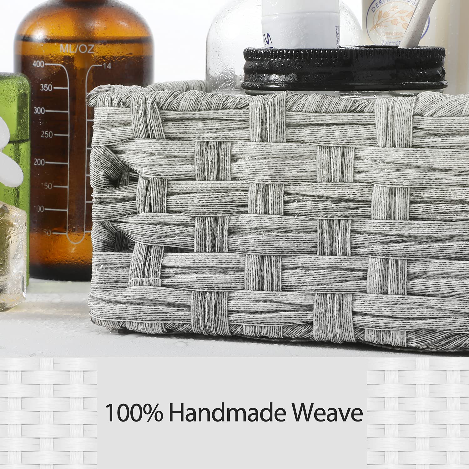 aozita basket holding full-size toilet paper demonstrating roomy fit