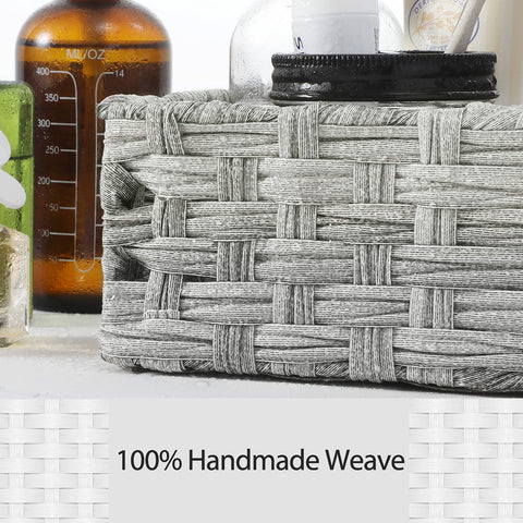 aozita basket holding full-size toilet paper demonstrating roomy fit