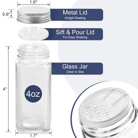 AOZITA spice rack on kitchen countertop demonstrating compact organization benefit