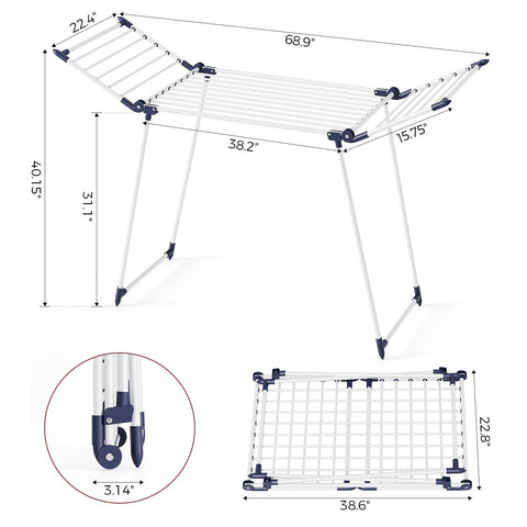 APEXCHASER folded flat profile for compact storage and easy stowing