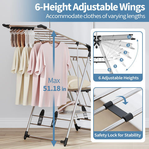 APEXCHASER sock clips and shoe racks detail keeping small items secure