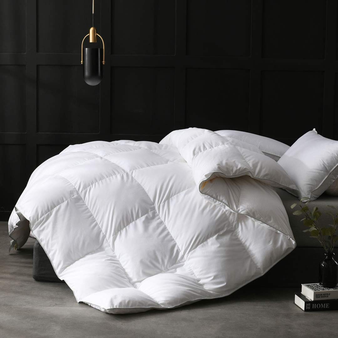 APSMILE comforter front packaging showing size and benefits