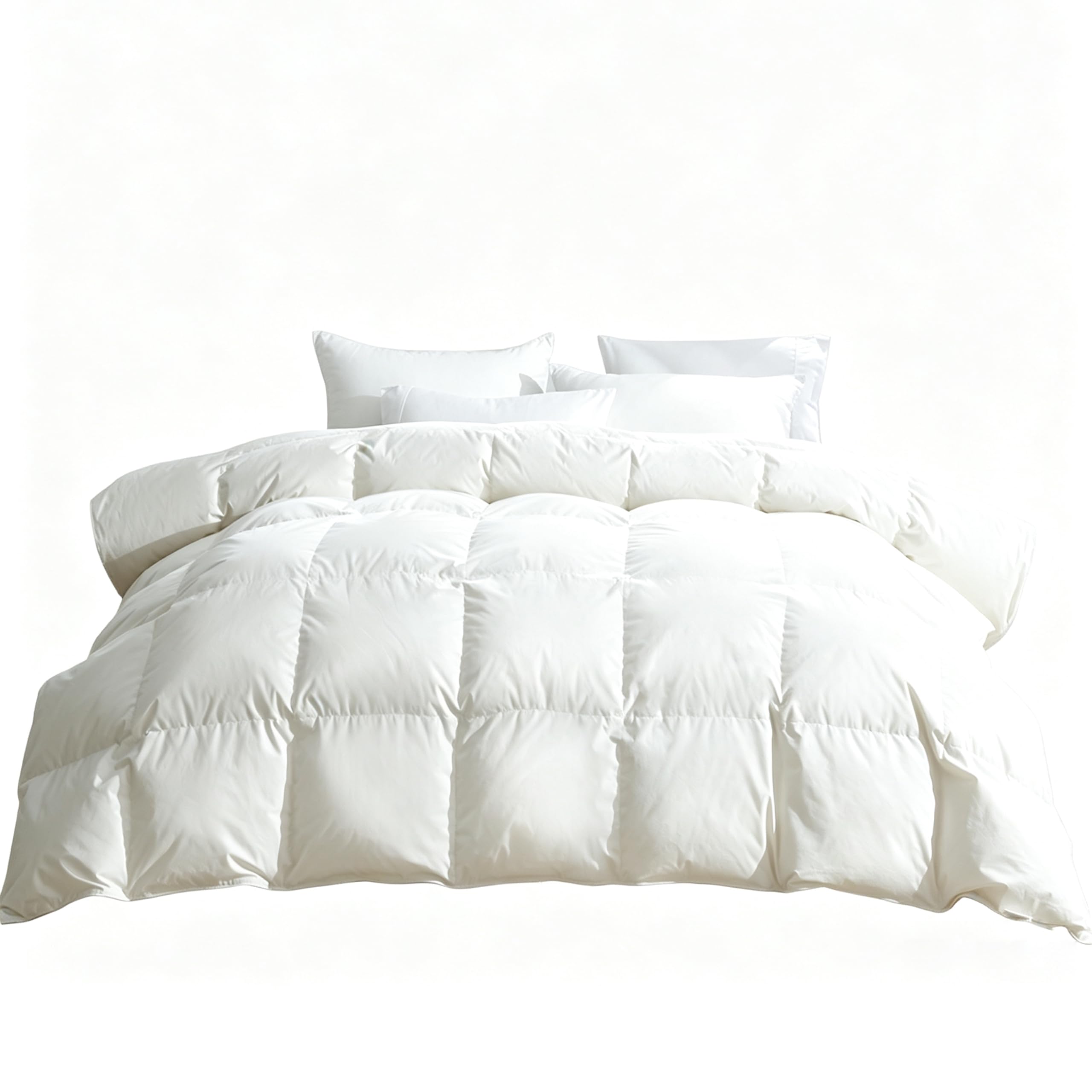 APSMILE duvet front view shows full queen comforter and coverage