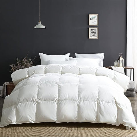 APSMILE oversized king front view showing full bed coverage and plush look
