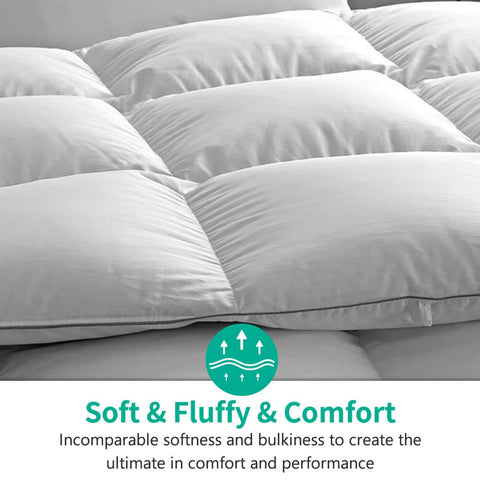 APSMILE queen comforter on bed illustrating full coverage and styling