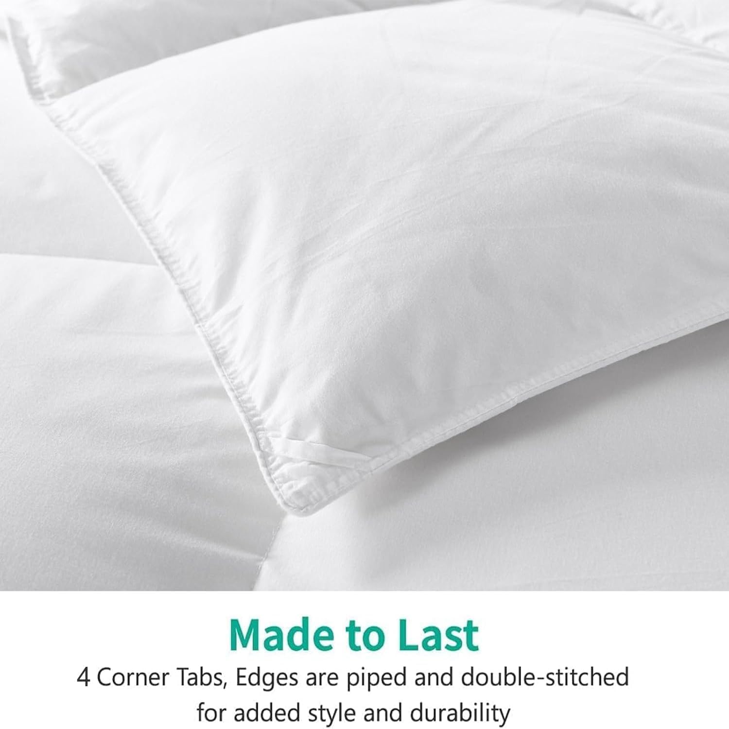 APSMILE comforter next to ruler showing scale and generous 120x98 size