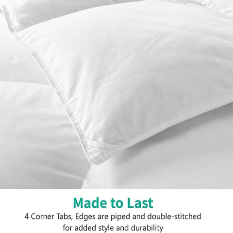 APSMILE comforter next to ruler showing scale and generous 120x98 size