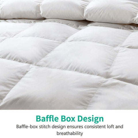 APSMILE on bed scale showing king size coverage and cooling sleep benefit