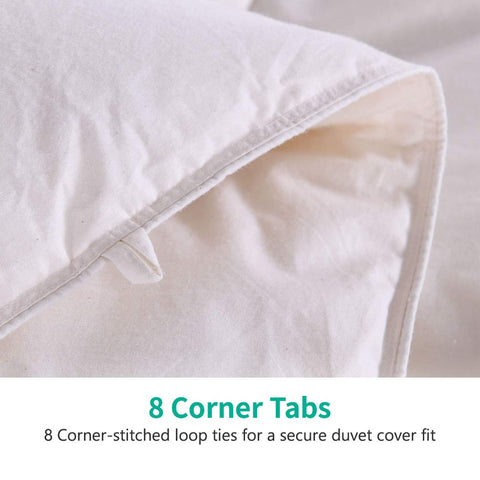 APSMILE duvet insert inside a cover with ties attached for secure fit benefit