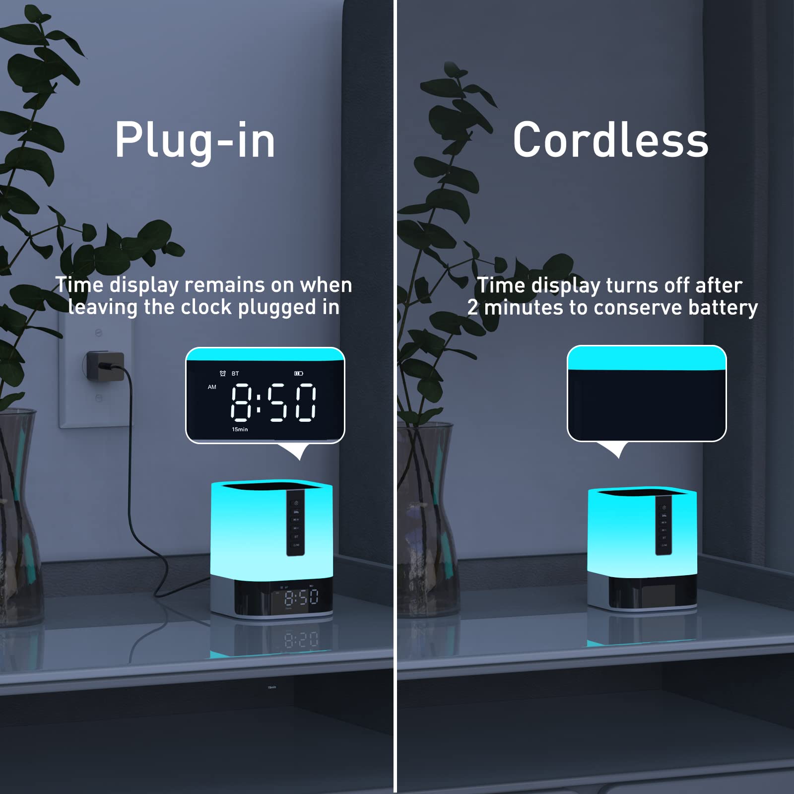 APUZOM size comparison with a hand to show portable, travel-friendly design