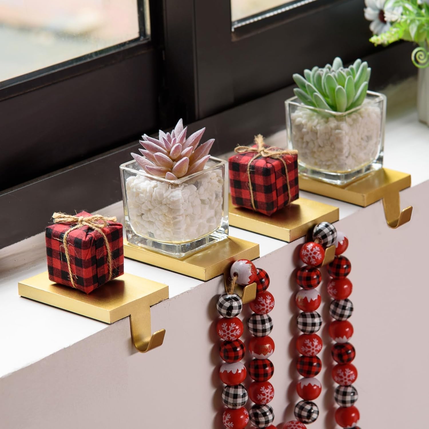 ARCHCRTC decorated holder with ribbon and greenery showing easy DIY personalization