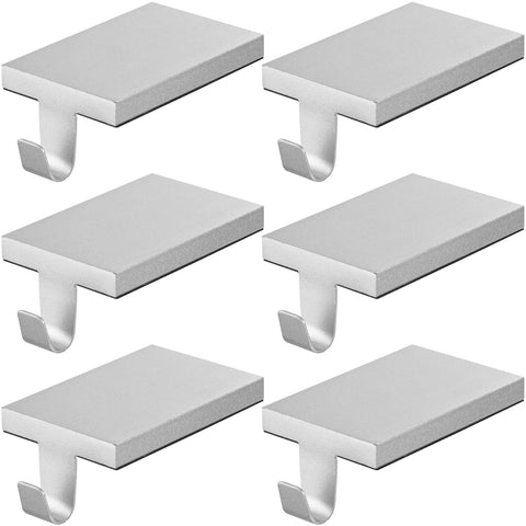ARCHCRTC front view of silver stocking holders showing sleek silhouette and stability