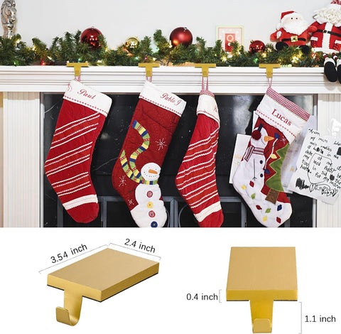 ARCHCRTC holders in use with hanging stockings showing secure, damage-free display