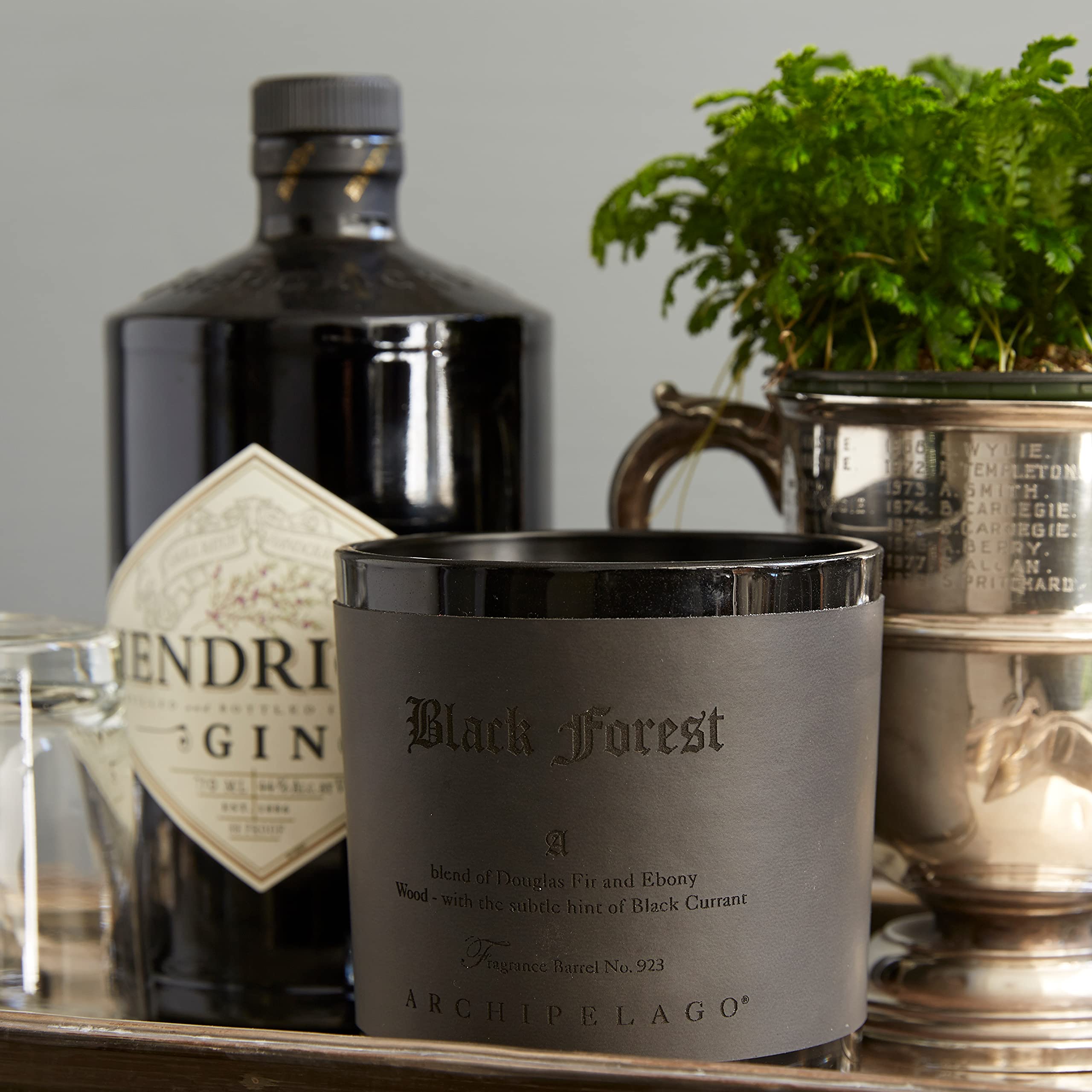 Archipelago Botanicals wax and dual wicks close-up showing quality and even-burn design