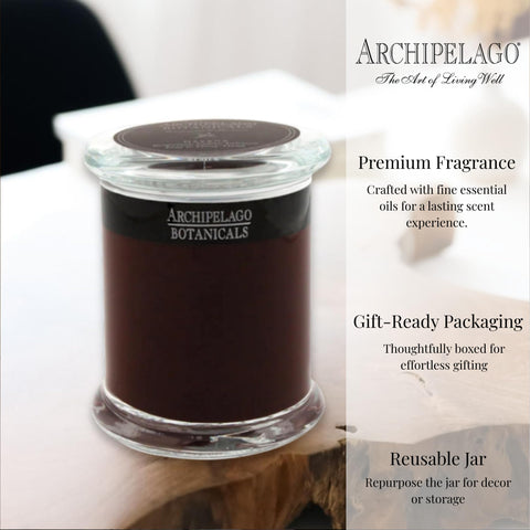 Archipelago Botanicals Havana wax close-up texture showcasing smooth burn surface benefit: consistent melting