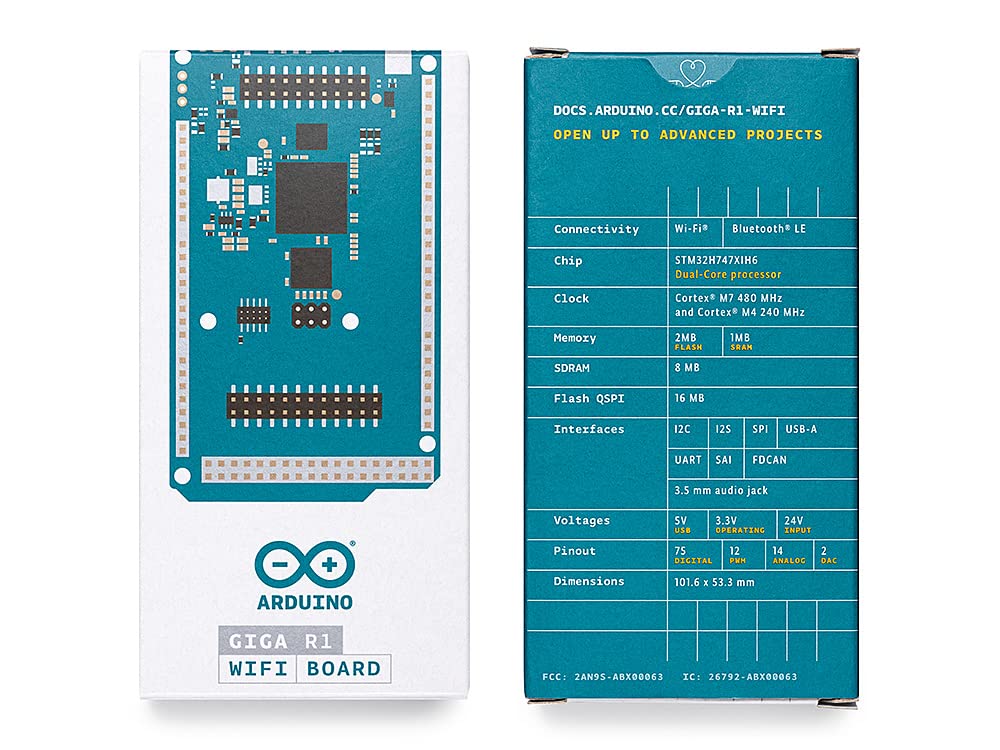 Arduino Giga R1 WiFi mounted in a robot demonstrating low‑latency control benefits
