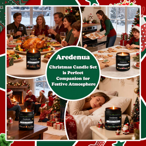 Aredenua cookies-scent candle beside baked cookies offering sweet comfort