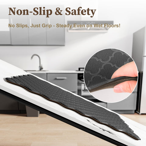 Arenarug underside non-slip backing view showing secure grip on hard floors