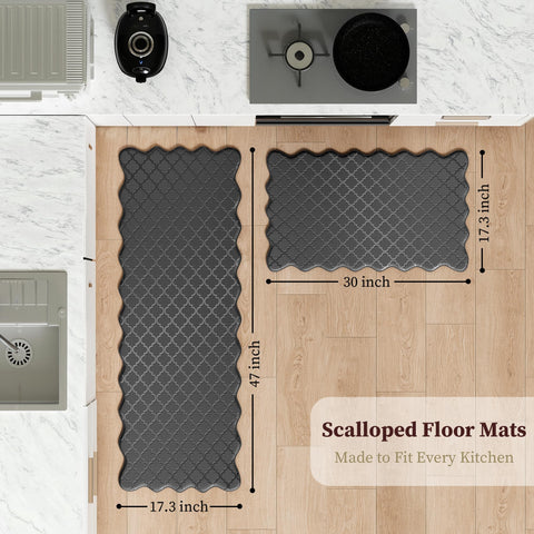 Arenarug mats next to chair to show scale and how they fit home spaces
