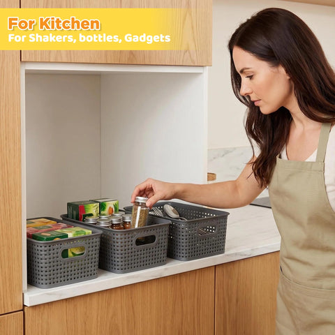AREYZIN side handle close-up showing easy pull-out access from high shelves