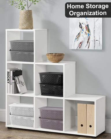 AREYZIN bin beside ruler for scale illustrating compact dimensions and fit