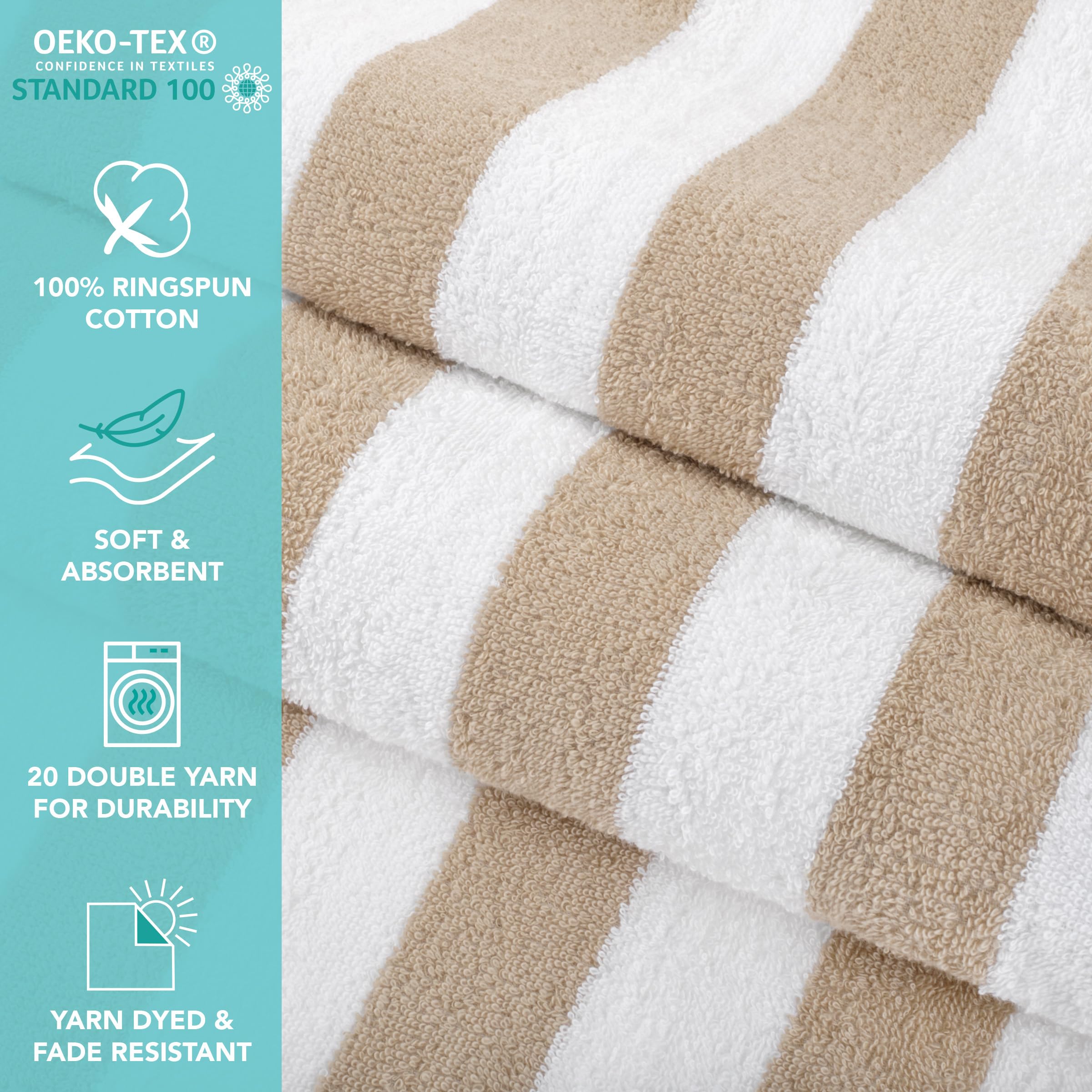 Arkwright close-up of cotton terry texture highlighting soft absorbent weave