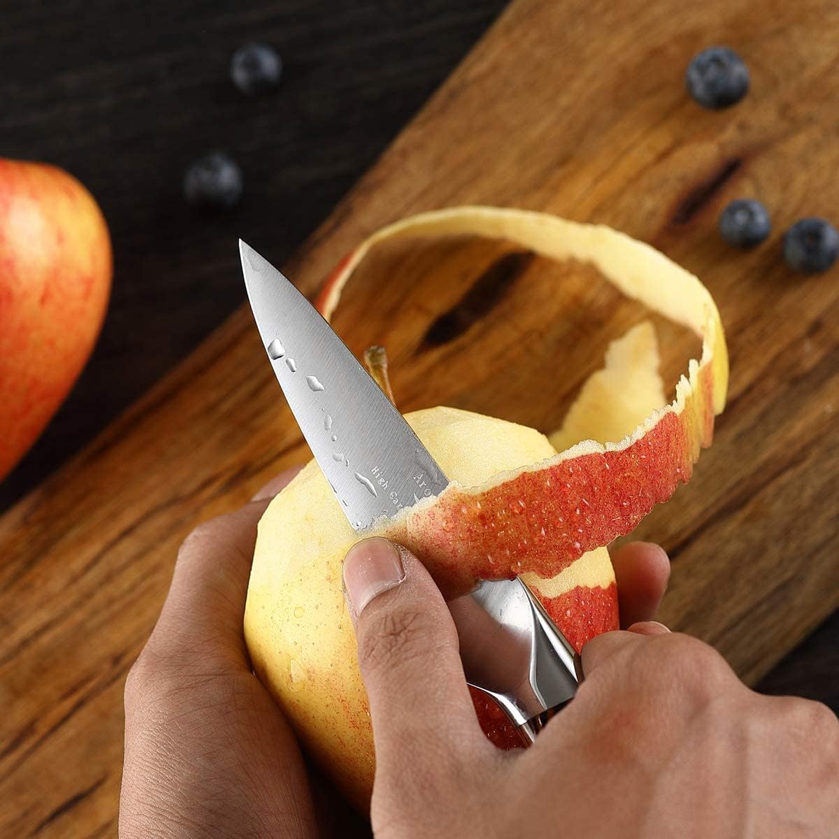 Aroma House handle detail highlighting ergonomic grip for reduced hand fatigue