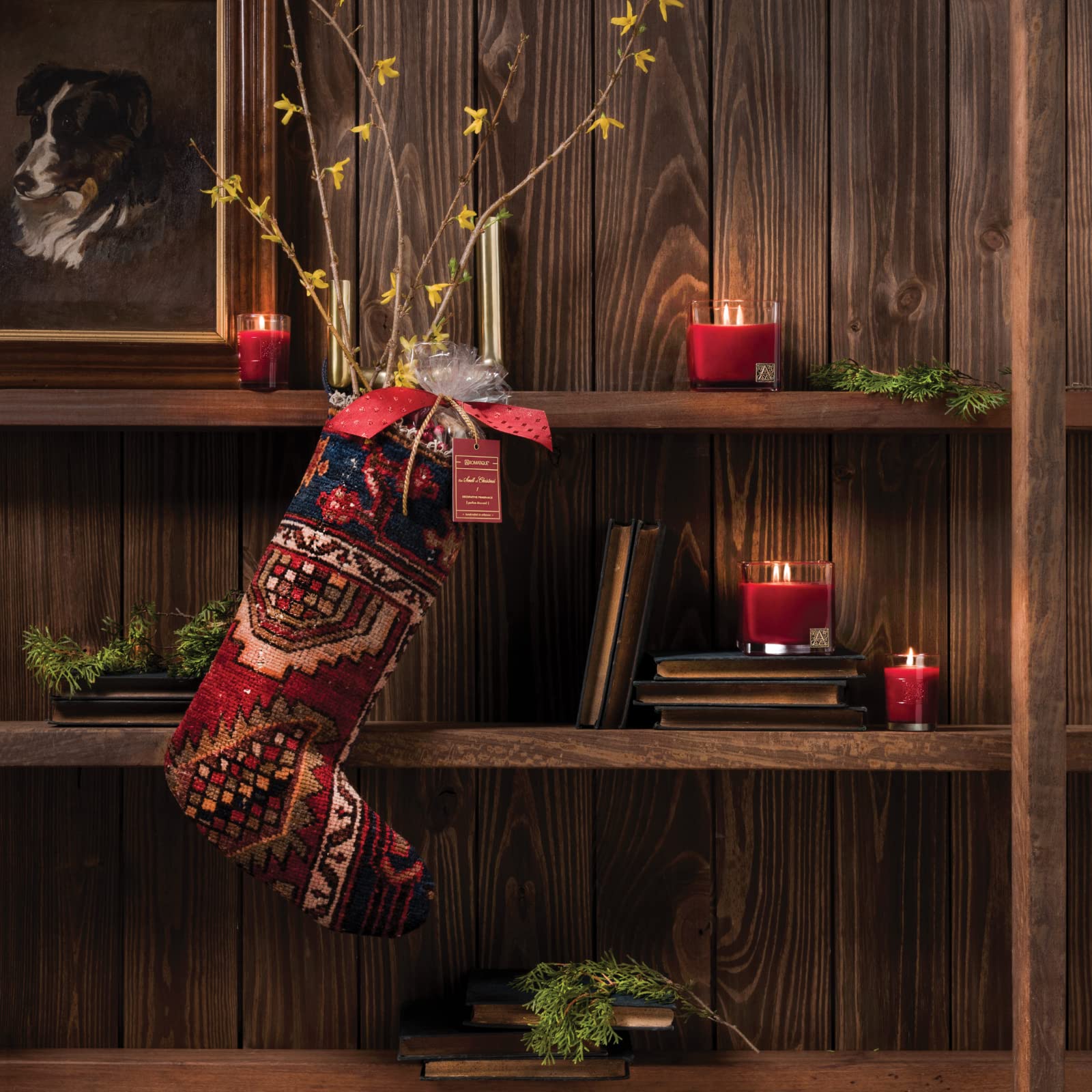 Aromatique small sachet of potpourri tucked in a closet keeping linens fresh and fragrant