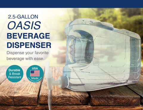 Arrow Oasis wide opening for easy filling and adding ice benefit