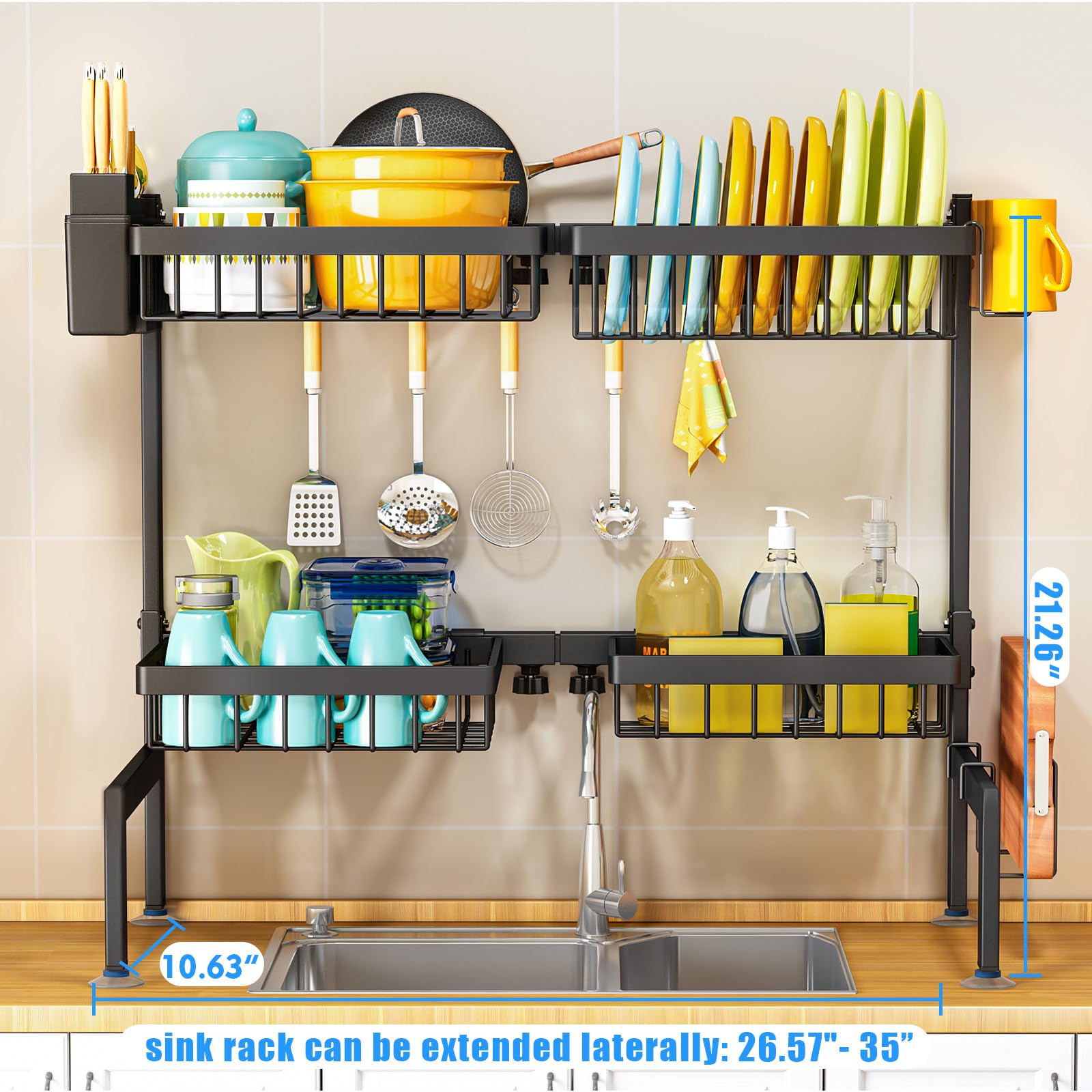 ARSTPEOE spread of included accessories demonstrating organized storage and quick access
