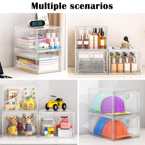 ARSTPEOE under-bed placement showcasing compact storage and easy access benefit