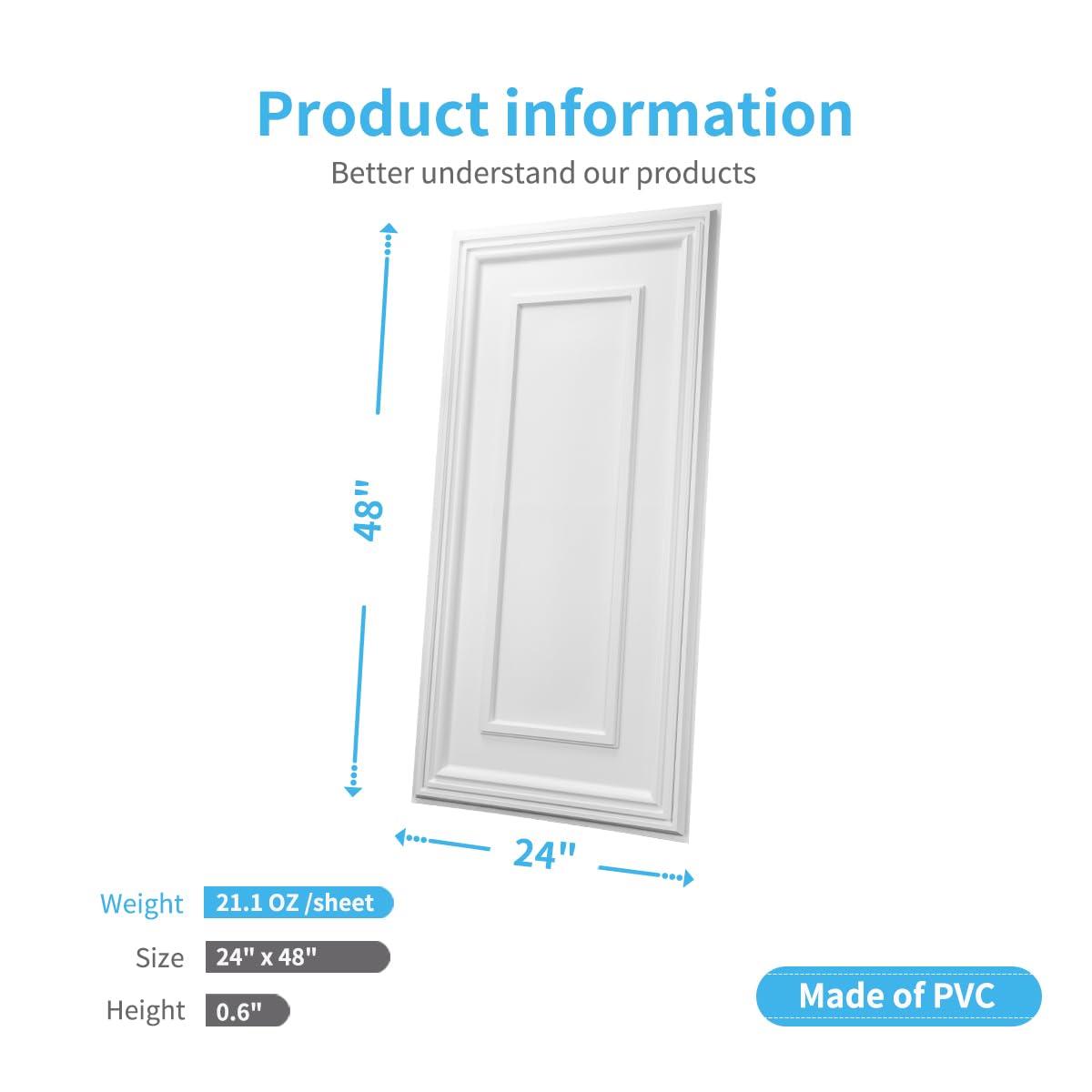 Art3d edge profile detail showing thin lightweight construction benefit