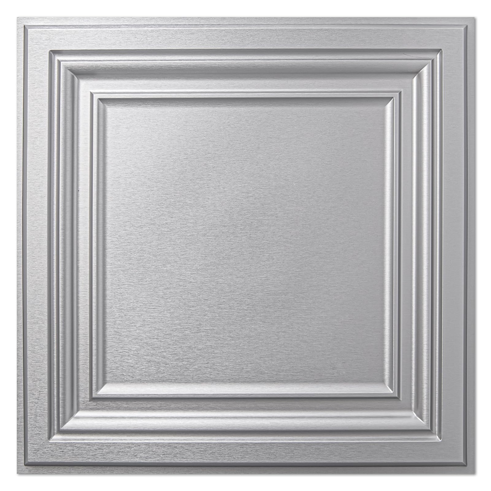 Art3d front packaging argent silver showing paintable decorative tile benefit