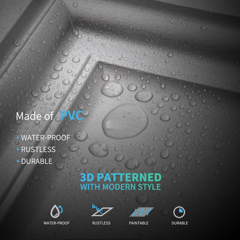 Art3d tile glued to drywall illustrating adhesive mounting and clean finish benefit