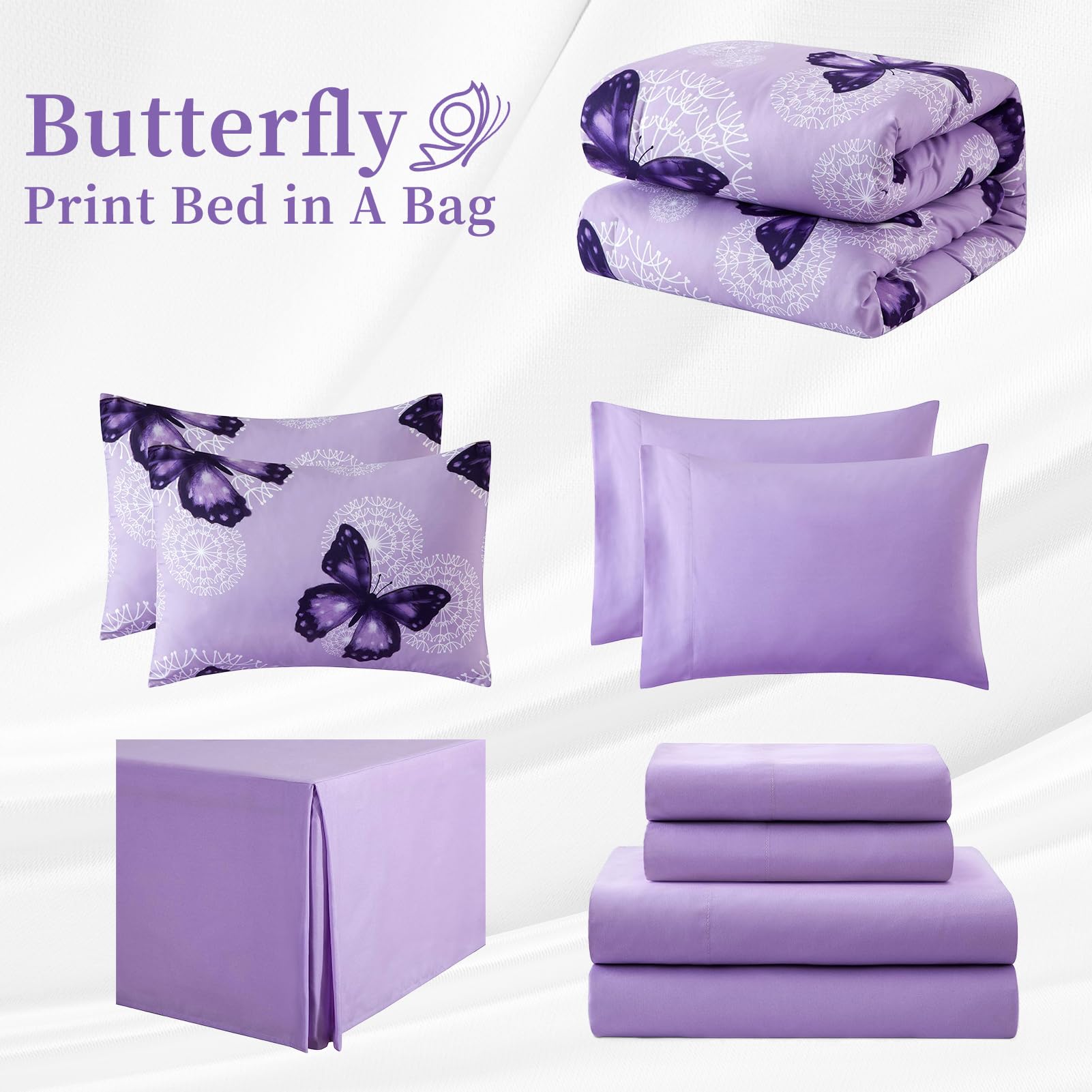 ARTALL bed skirt spread demonstrating 15 inch drop and neat bed-frame coverage benefit