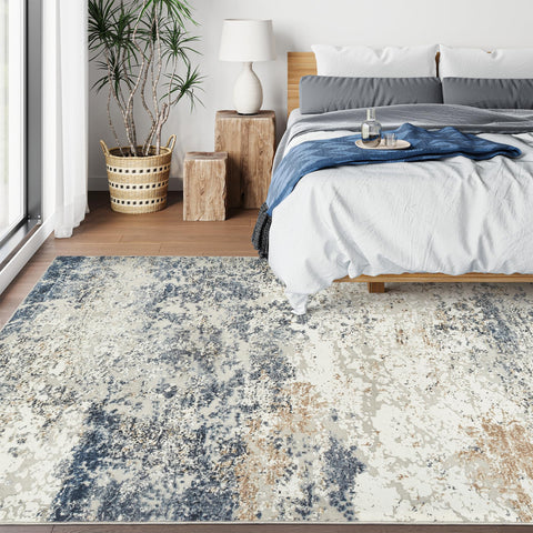 Art&Tuft anti-slip backing detail showing stability and safety on hard floors