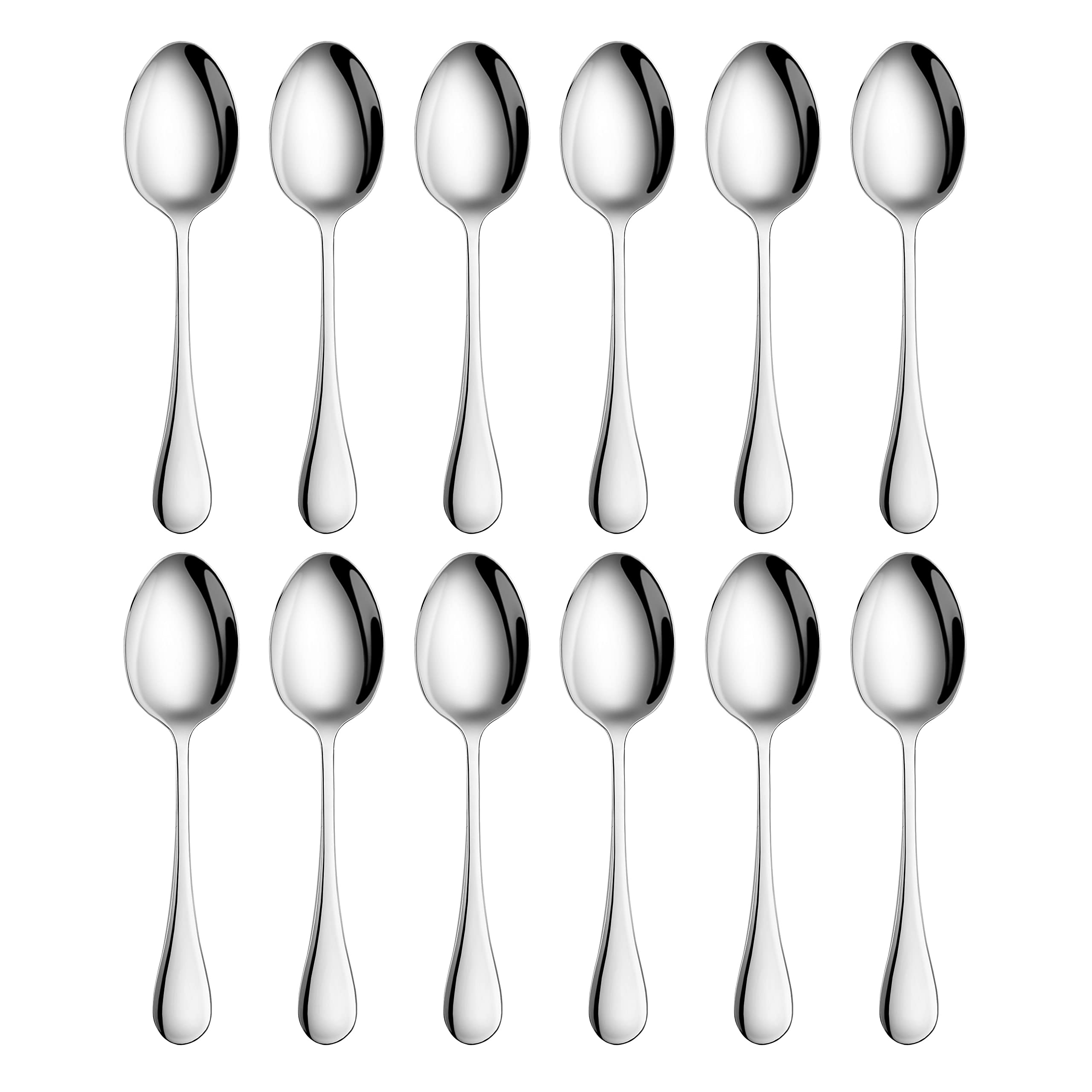 Artaste front view of teaspoon set showing clean design and durability