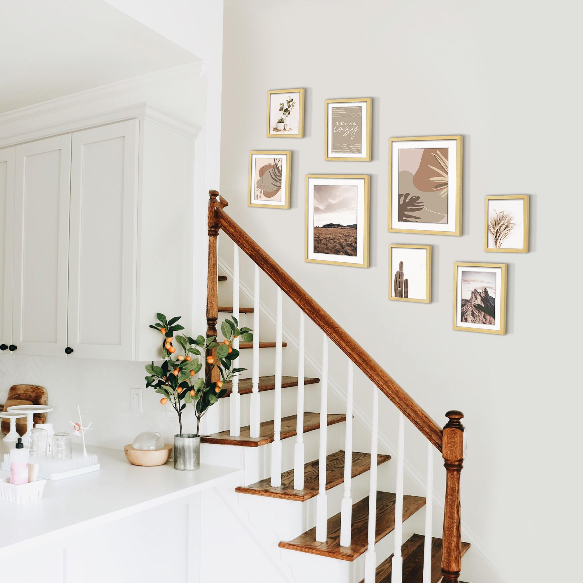 ArtbyHannah styled living room installation adding calm neutral focal point
