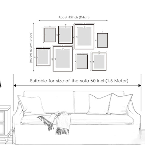 ArtbyHannah layout comparison showing included sizes for easy gallery planning