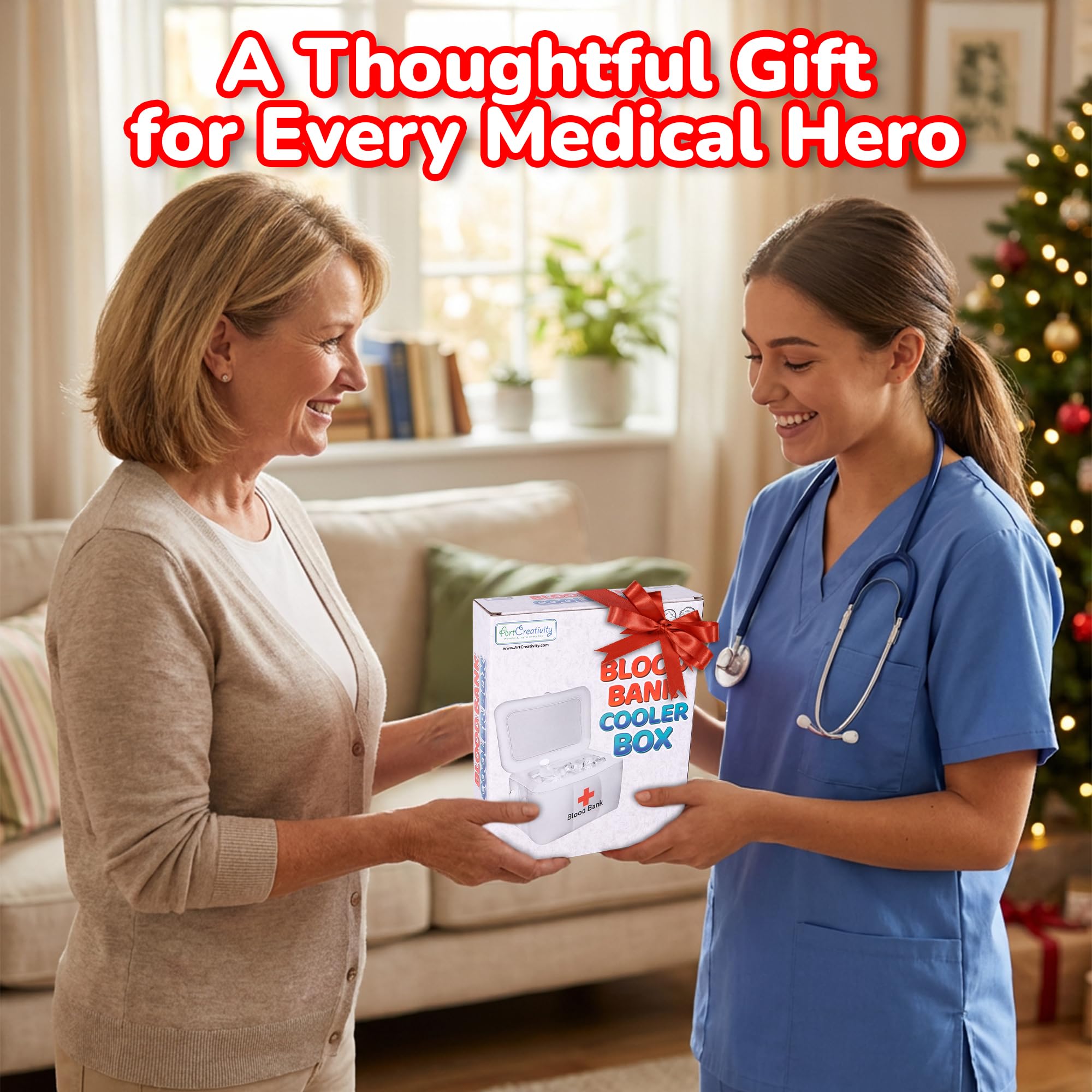ArtCreativity label and print detail, communicates humorous medical theme