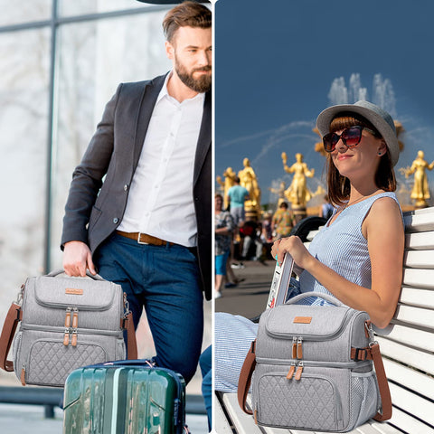 Artelaris adjustable shoulder strap attached for comfortable hands-free carrying
