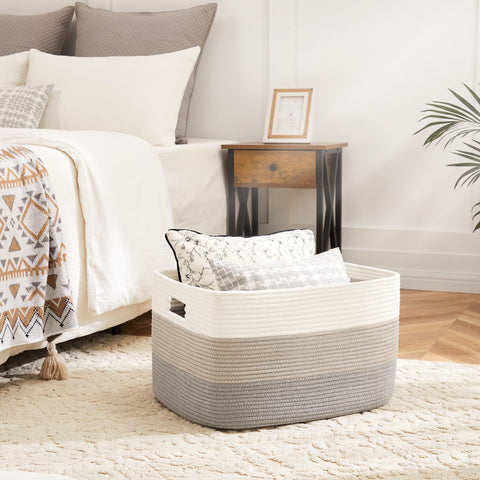 Artfeel close-up of cotton rope weave highlighting soft texture and durability