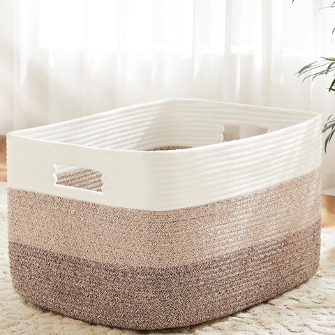 Artfeel front view basket showing rectangular shape and decorative appeal