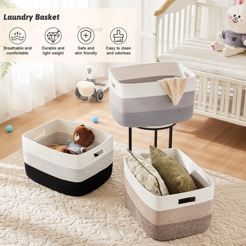 Artfeel open-top view demonstrating roomy interior for blankets and laundry