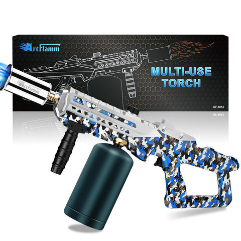 ARTFLAMM torch front view showing compact grip and professional design benefit precision