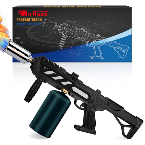 ARTFLAMM front view of torch gun showing durable build and control benefits