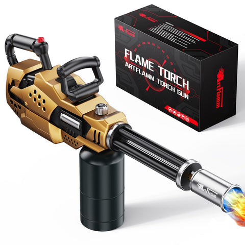 ARTFLAMM front view of torch showing design and control for versatile use