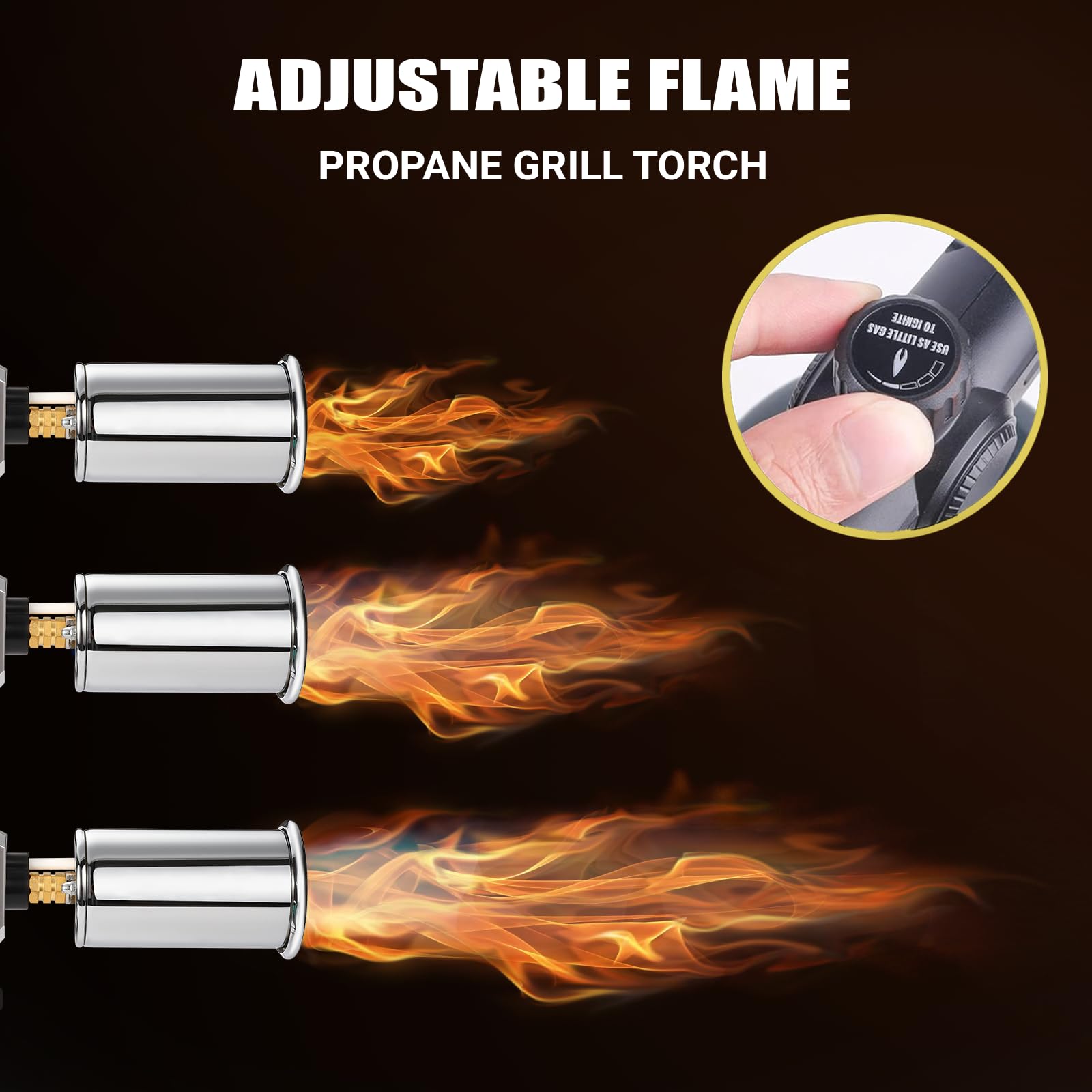 ARTFLAMM igniting charcoal in a grill showing quick reliable fire-starting benefit