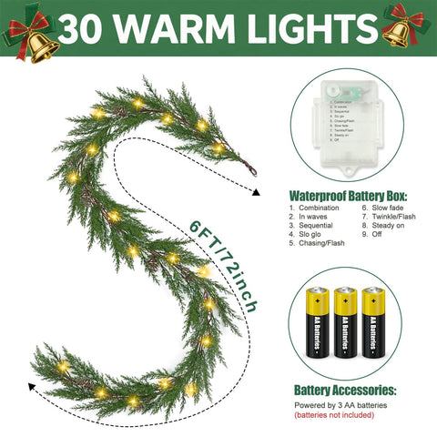 Artgar garland used as table centerpiece offering instant seasonal style