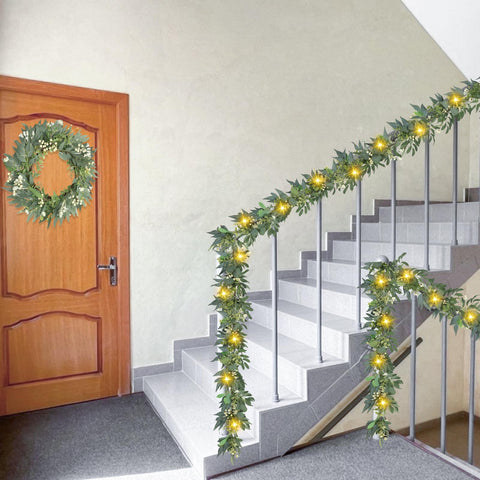 Artgar garland used as table centerpiece adds elegant greenery benefit